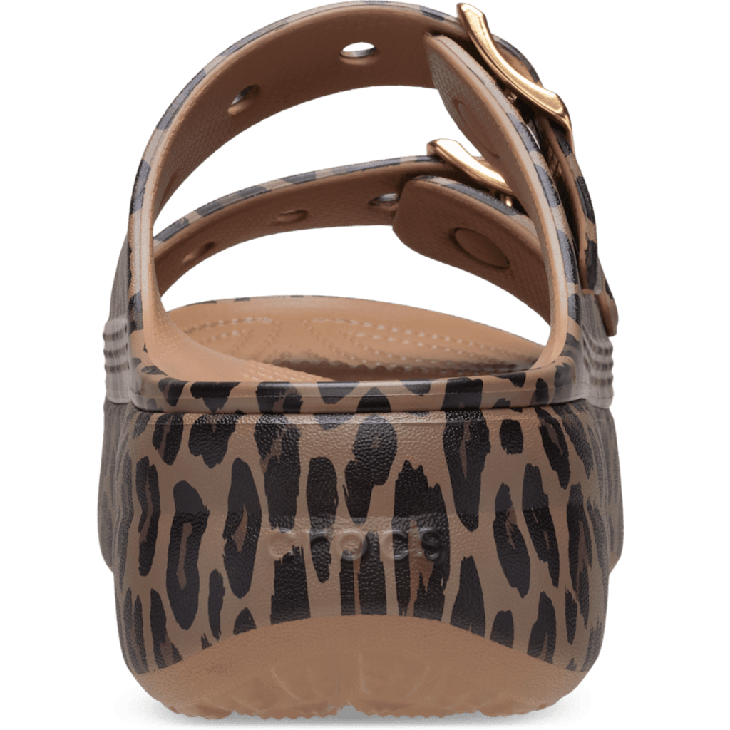 Crocs Style Women's Saturday Metallic Buckle Platform Sandals