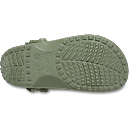 Crocs Style Adult Crafted Vegan Suede Clogs with Stitch Accent