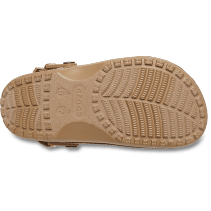Crocs Style Adult Crafted Vegan Suede Clogs with Stitch Accent